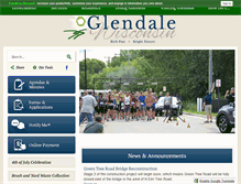 Tablet Screenshot of glendale-wi.org